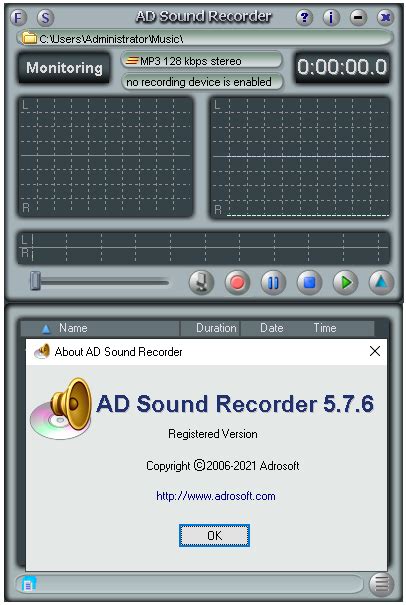 Adrosoft AD Sound Recorder 5.7.4 With Crack 